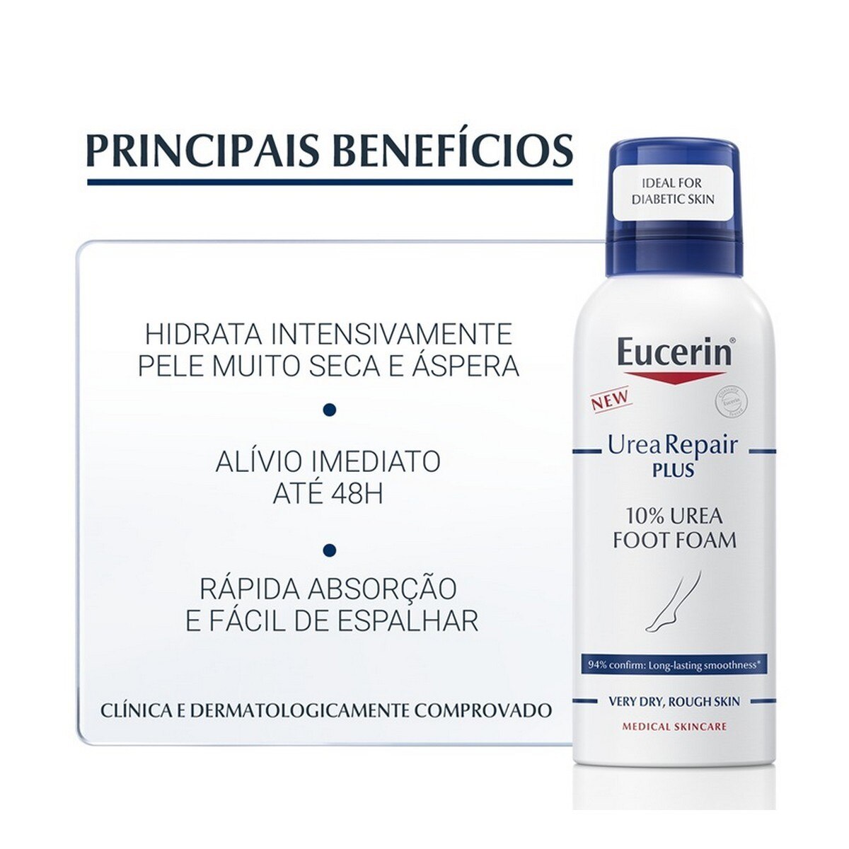 Espuma de Pés 10% Ureia UreaRepair PLUS Hidratante Pele Seca - 150 ml 2