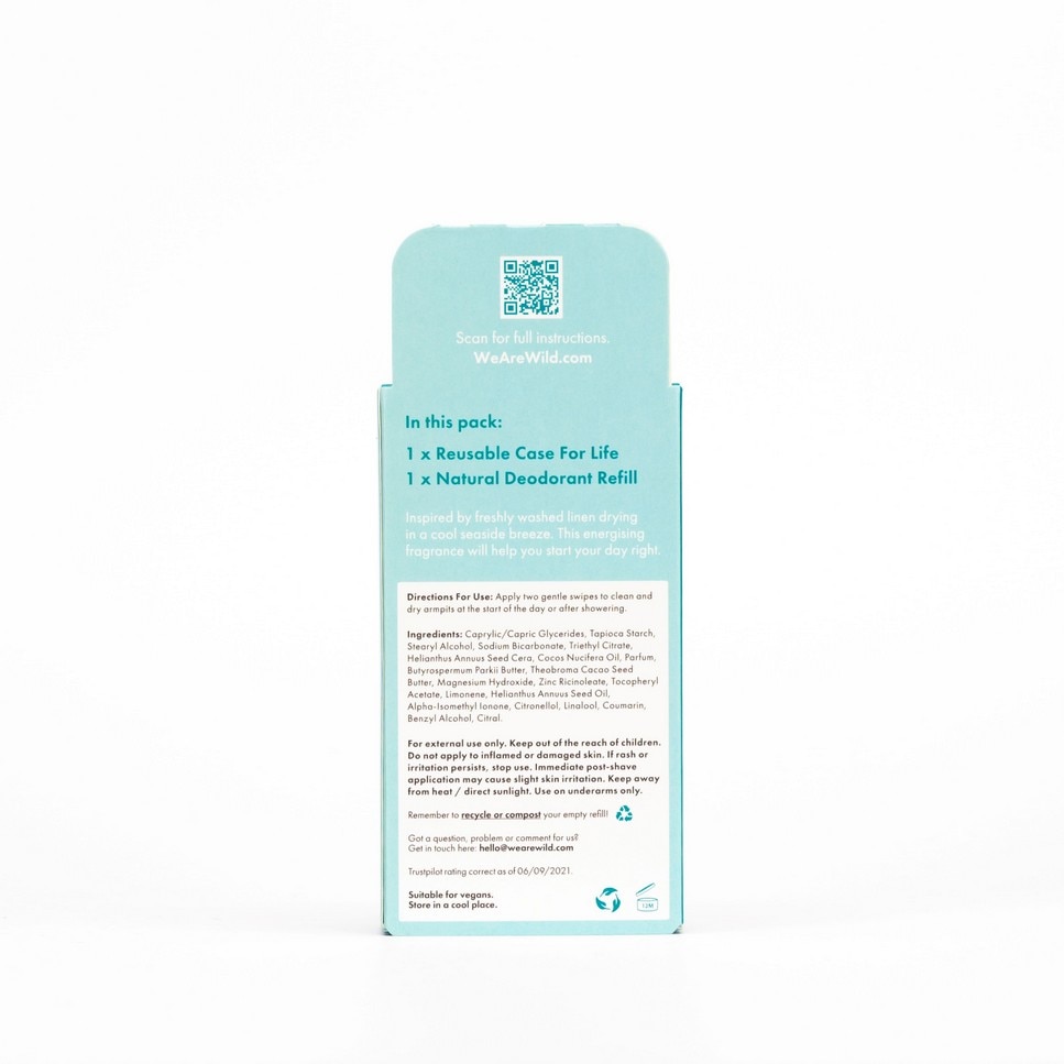Desodorizante Natural Caixa e Recarga Algodão Fresco e Sal Marinho - 40g 3
