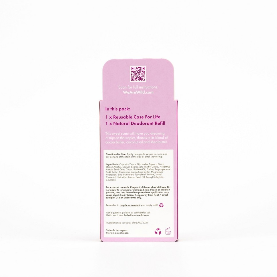 Desodorizante Natural Caixa e Recarga Coco e Baunilha - 40g 3