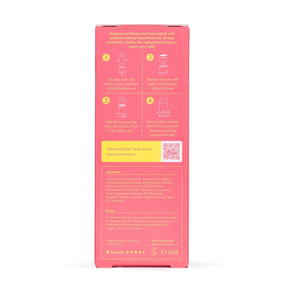 Desodorizante Natural Caixa e Recarga Flor de Cerejeira - 40g 2