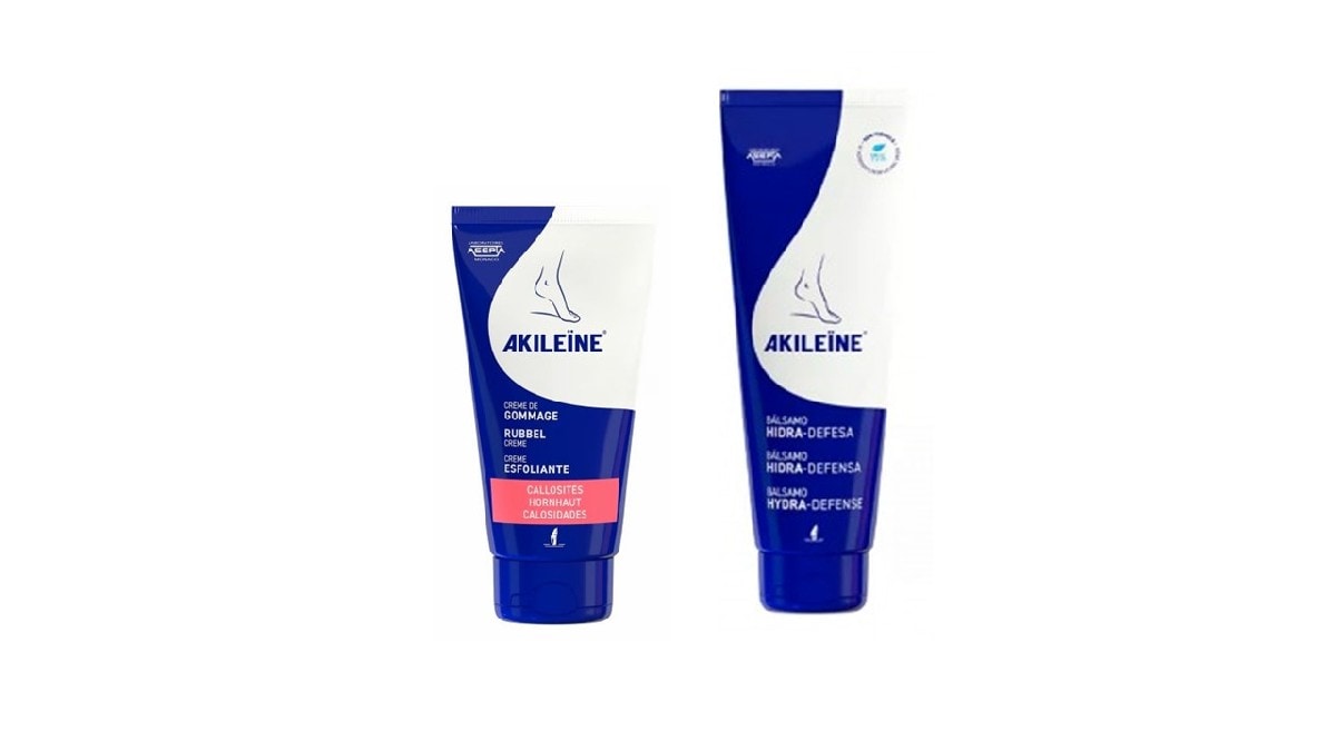 Bálsamo Akileïne Hydra-Defense - 125 ml + Creme Exfoliante - 75 ml 1