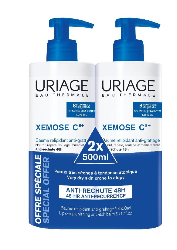 Imagem 0 de Duo de Bálsamo Corporal Oleo-Calmante Xemose 500 ml+500 ml