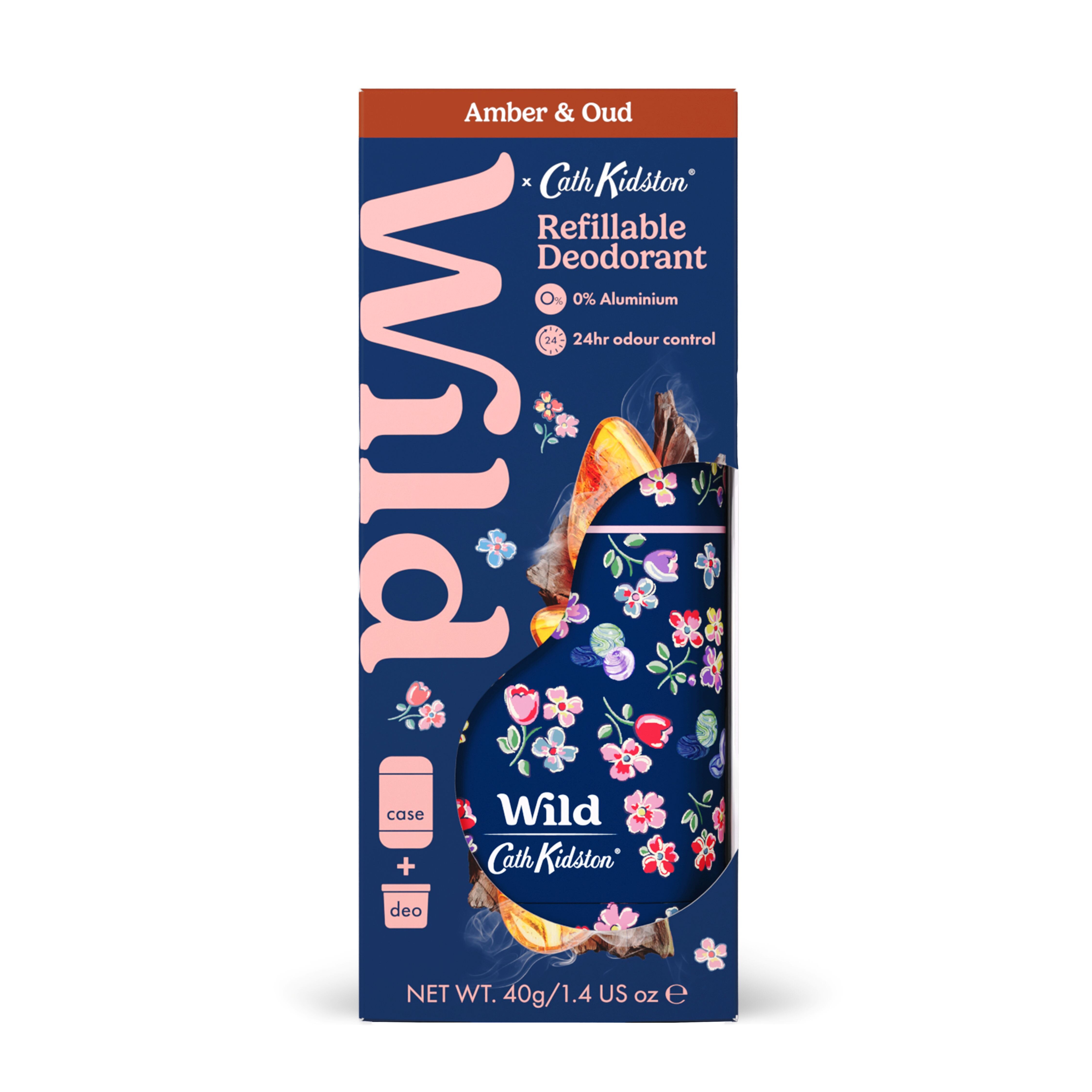 Desodorizante Natural Caixa e Recarga Cath Kidston Azul Âmbar e Ágar Âmbar e Ágar-2