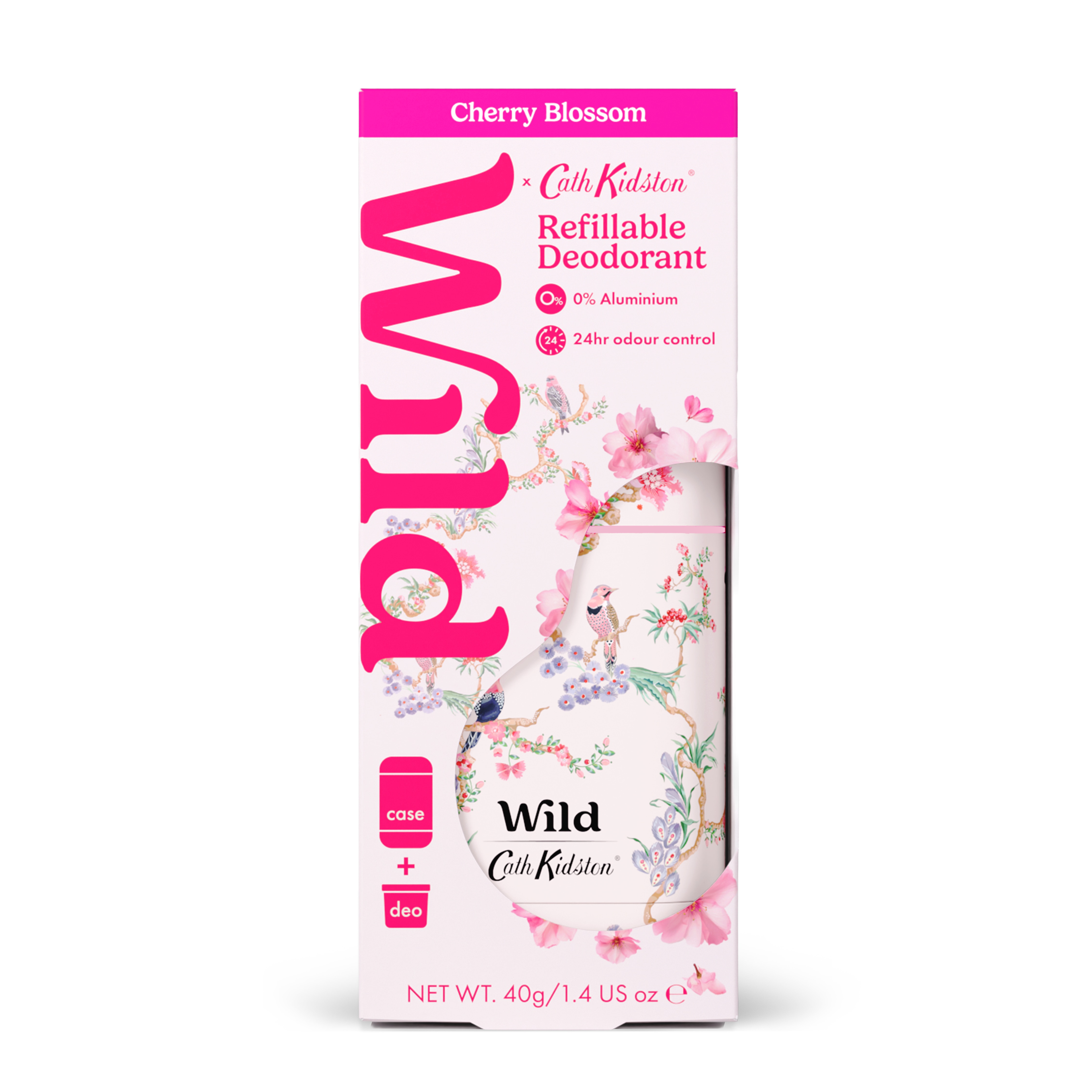 Desodorizante Natural Caixa e Recarga Cath Kidston Branca Flor de Cerejeira Flor de Cerejeira-2