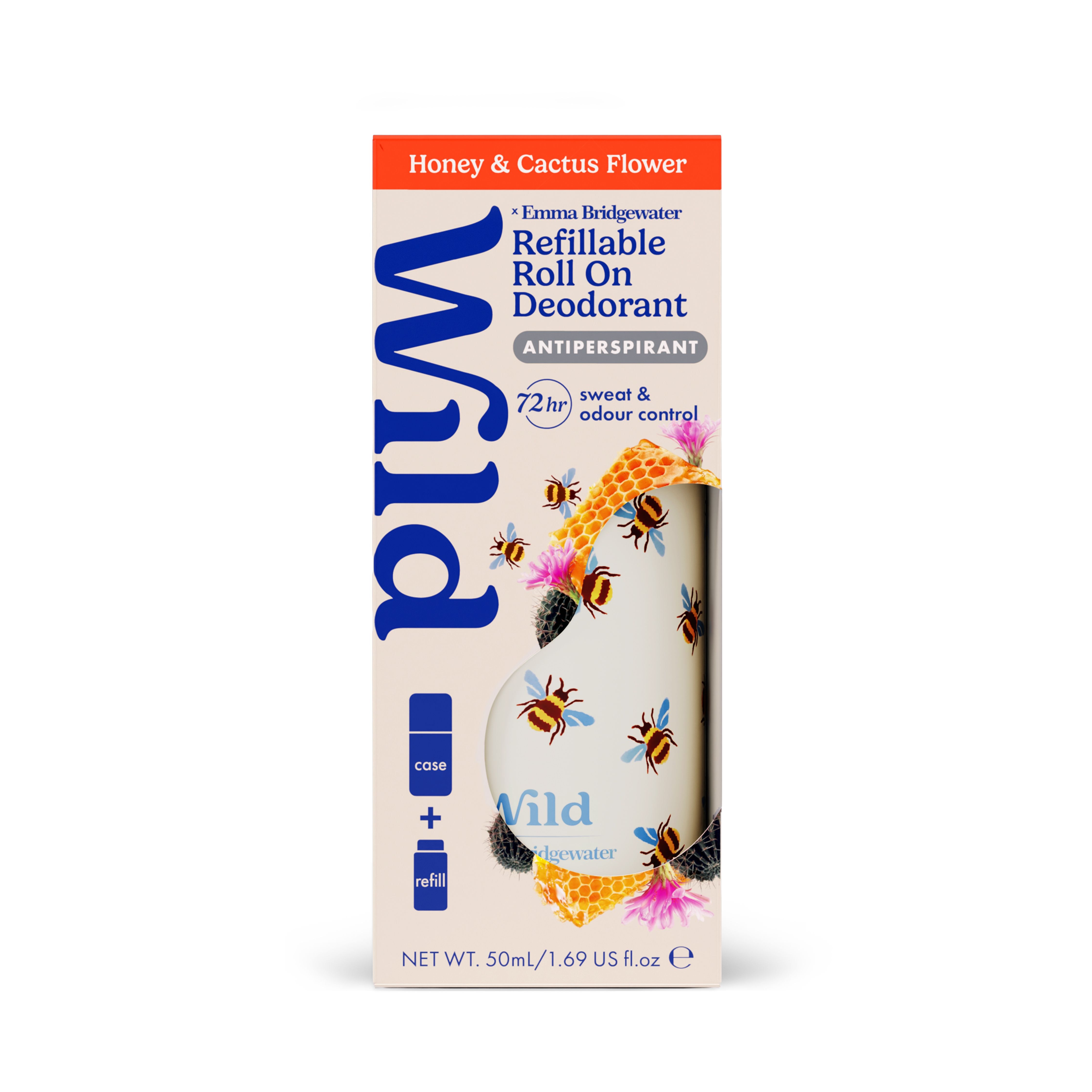 Desodorizante Natural Roll-On AT Caixa e Recarga Abelhas Mel e Flor de Cacto Mel e Flor de Cacto-3