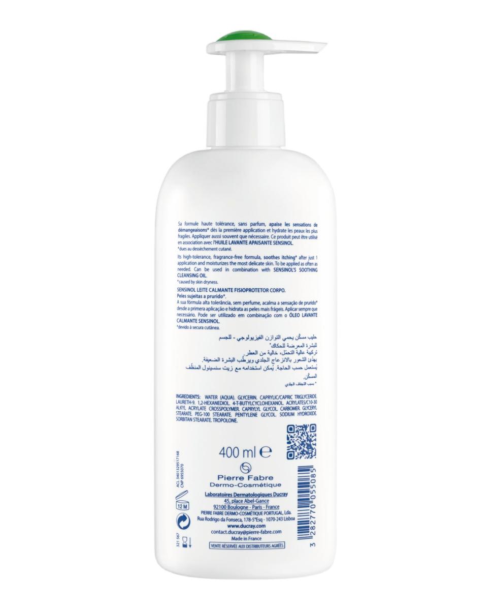 Leite Calmante Fisioprotetor para Pele Sensível 400 ml 2