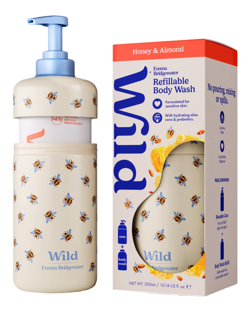Imagem 0 de WILD Gel de Banho Natural Caixa e Recarga Abelhas Mel e Amêndoa - 300ml