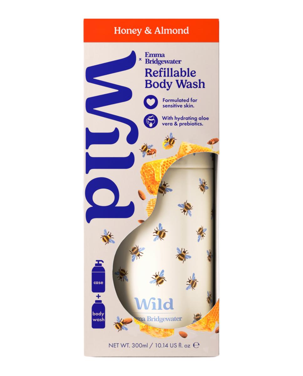 WILD Gel de Banho Natural Caixa e Recarga Abelhas Mel e Amêndoa - 300ml 2