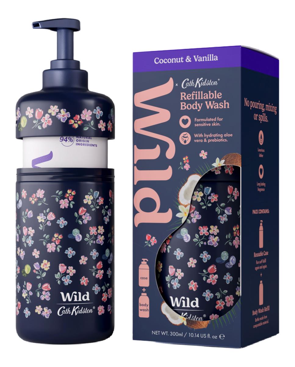 Imagem 0 de WILD Gel de Banho Natural Caixa e Recarga Cath Kidston Coco e Baunilha - 300ml
