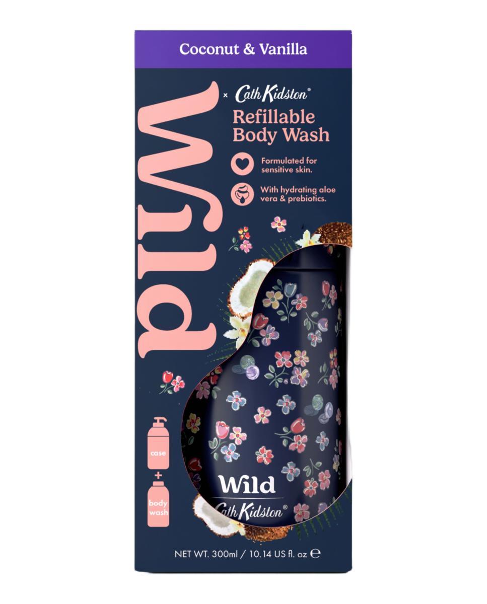 WILD Gel de Banho Natural Caixa e Recarga Cath Kidston Coco e Baunilha - 300ml 2