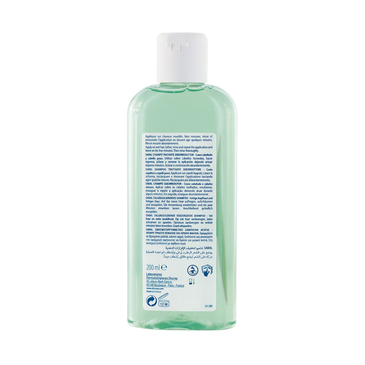 Argeal Champô Sebo-Absorvente 200 ML Ducray 2
