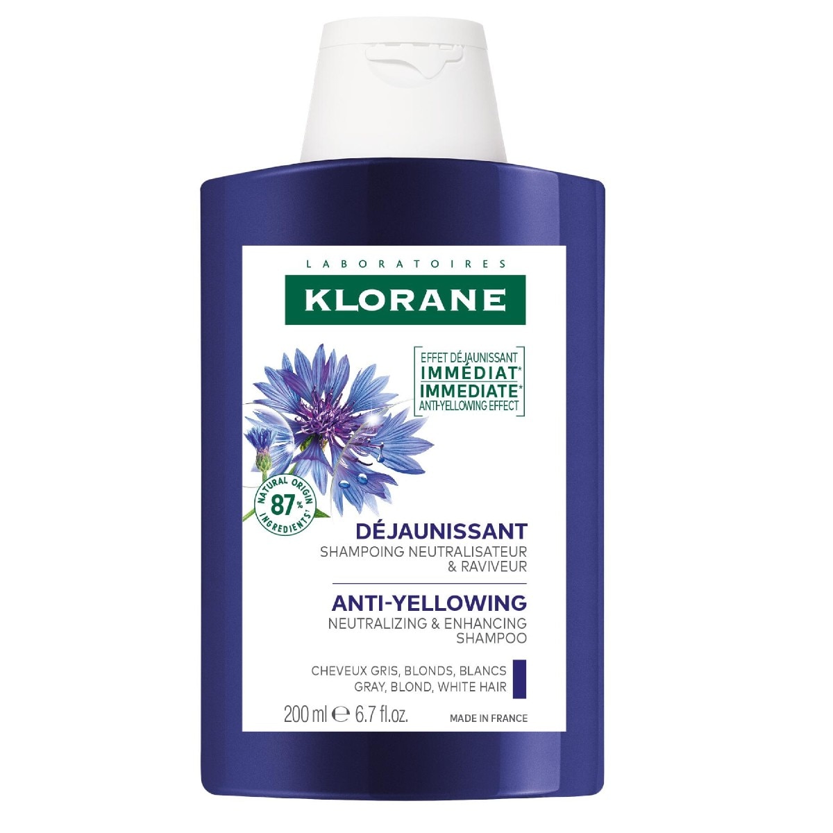 Champô Centáureas 200 ML Klorane 1