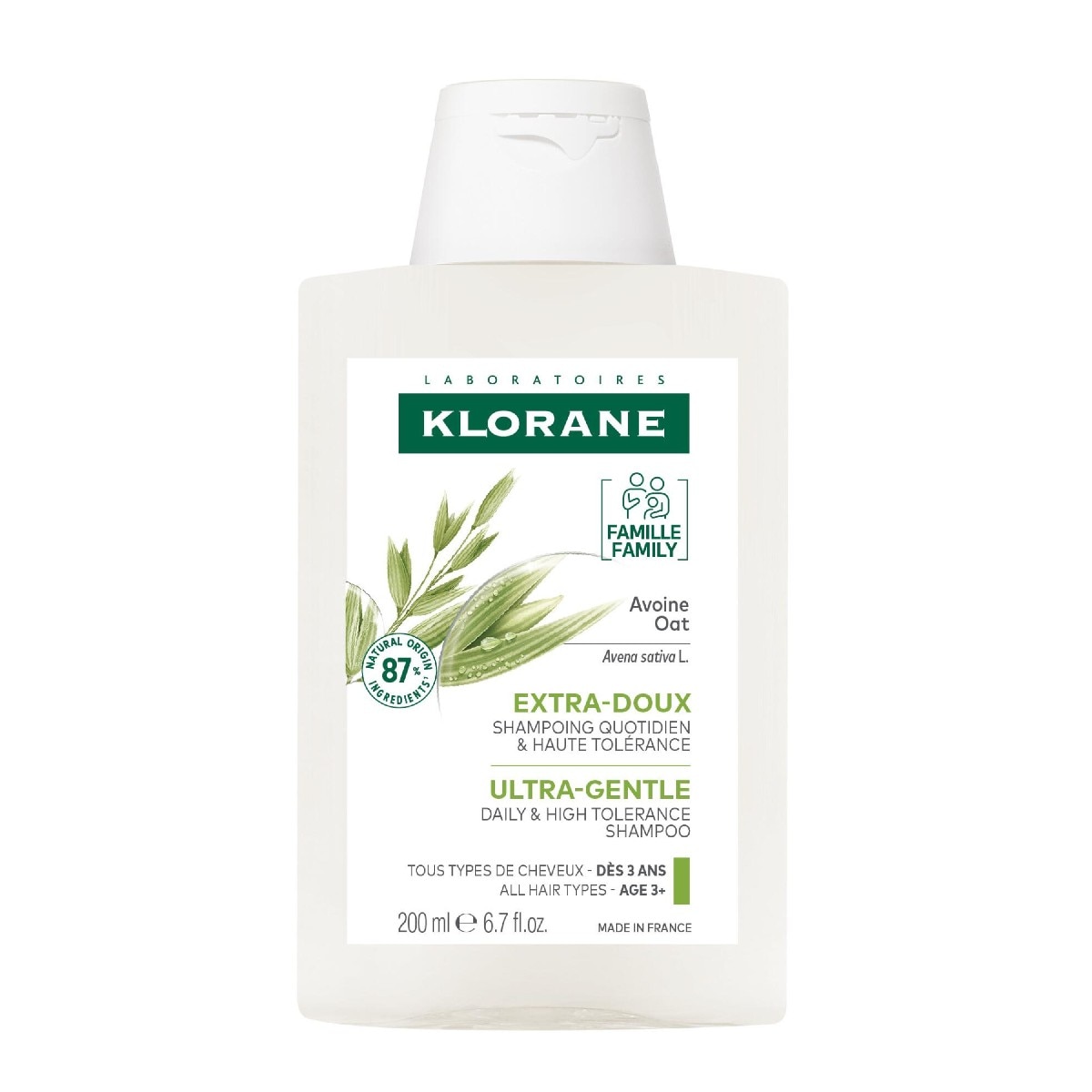 Imagem 0 de Champô extra-suave com Leite de Aveia Klorane