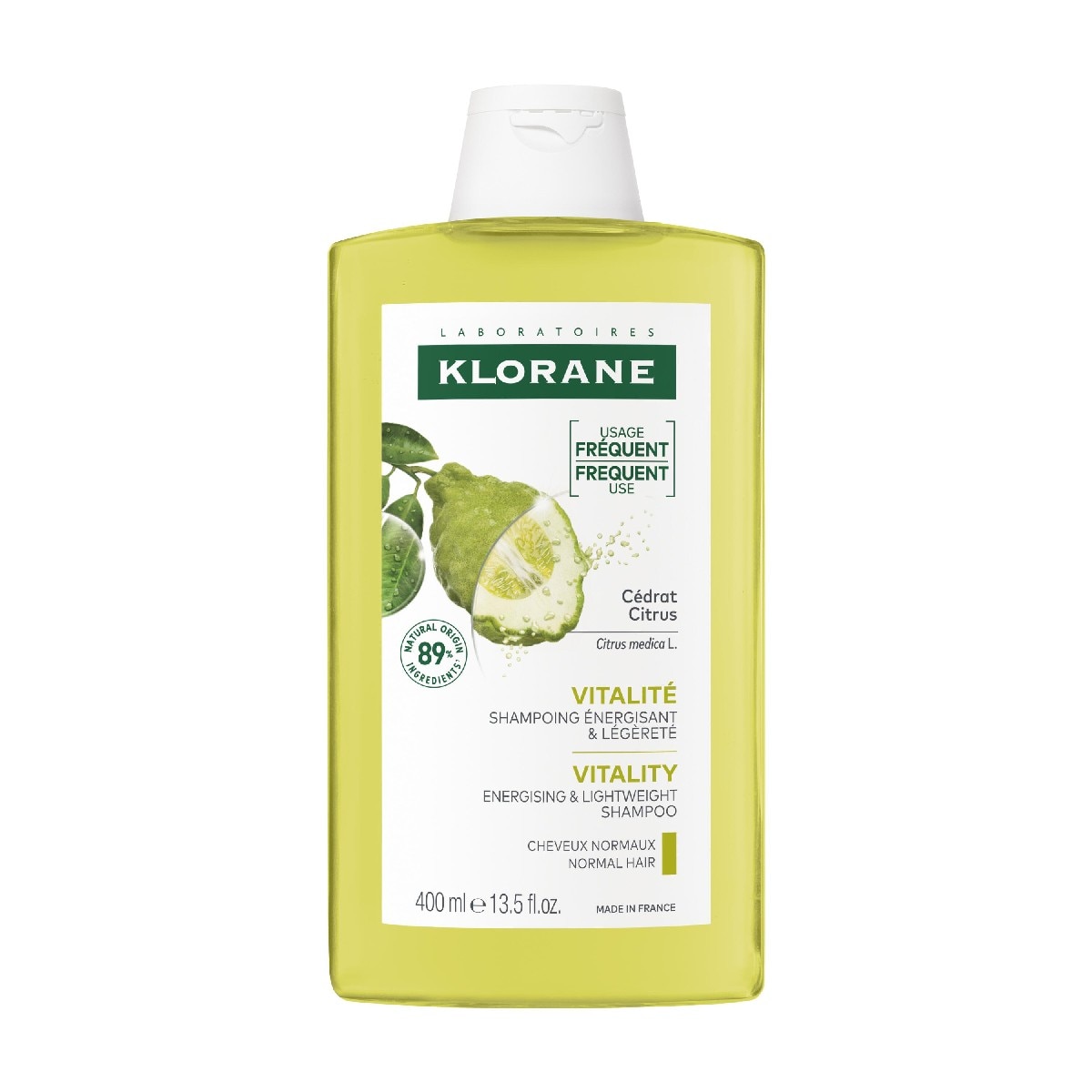 Champô Polpa de Cidra 400ml Klorane 1