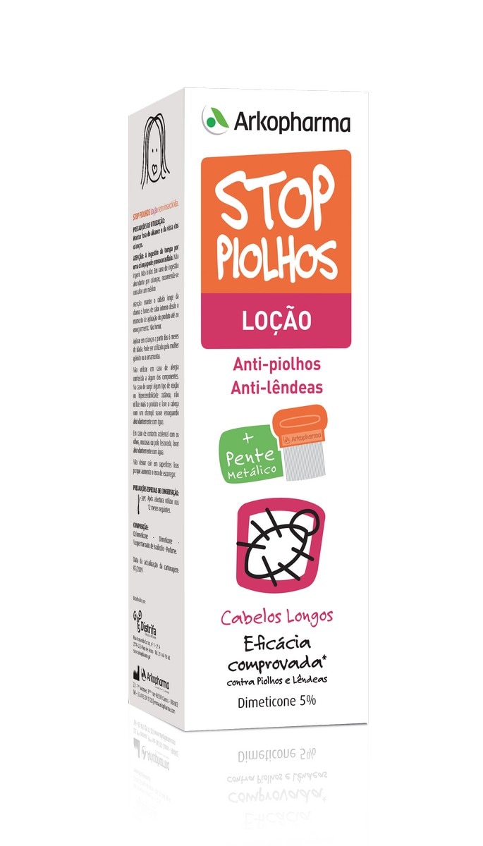 Imagem 0 de Loção Anti-Parasitária Cabelos Longos com Pente Metálico Stop Piolhos - 100 ml
