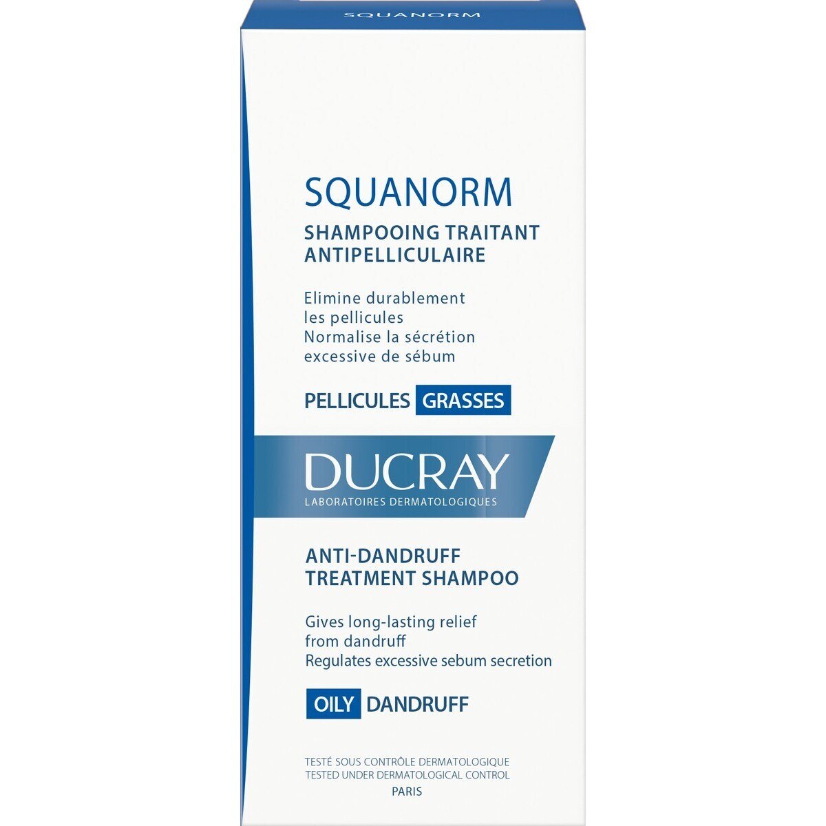 Champô Squanorm Caspa Oleosa 200ml Ducray 2