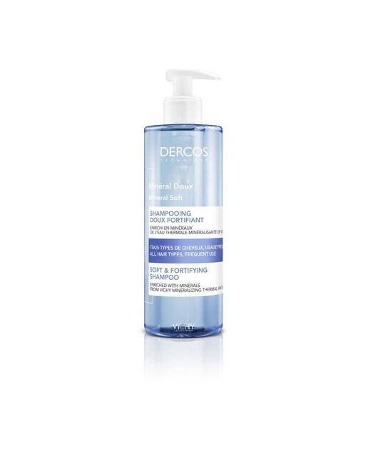 Champô Mineral Suave 400ml Vichy Dercos 1