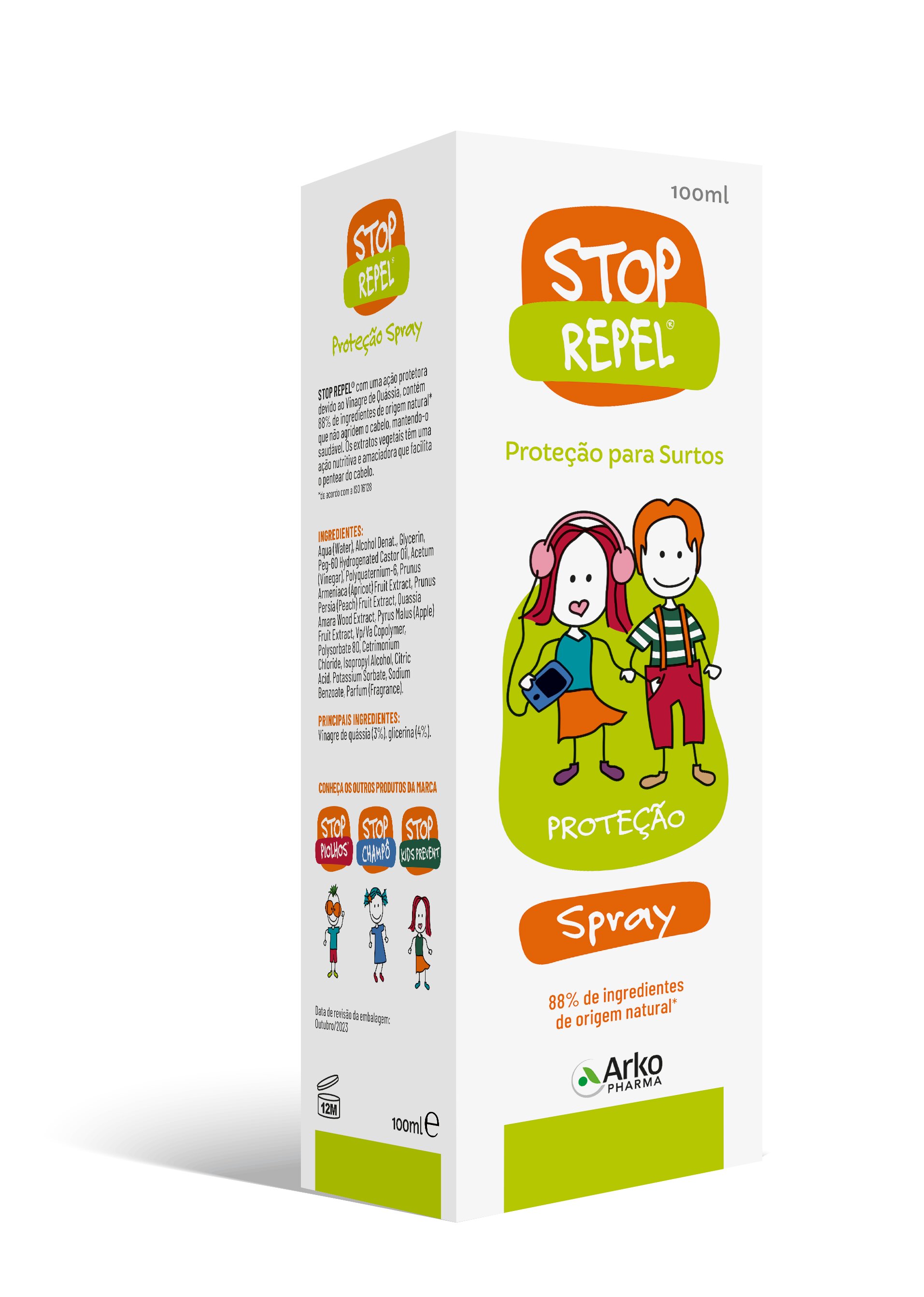 Imagem 0 de Stop Repel Hair Spray Stop Piolhos - 100 ml