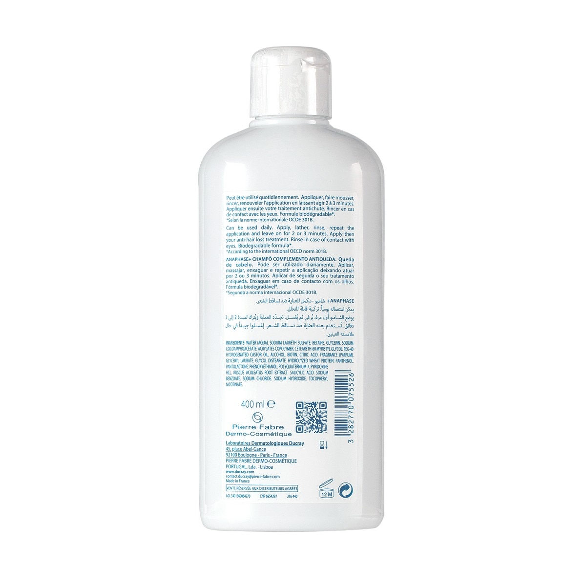 Champô Antiqueda Anaphase+  400 ml Ducray 2