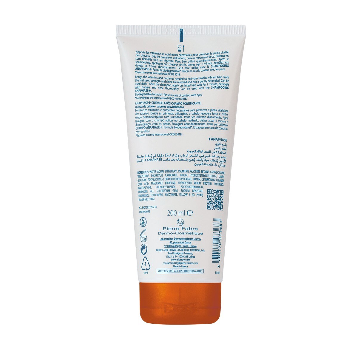 Anaphase+ Cuidado Após Champô Fortificante 200 ML Ducray 2