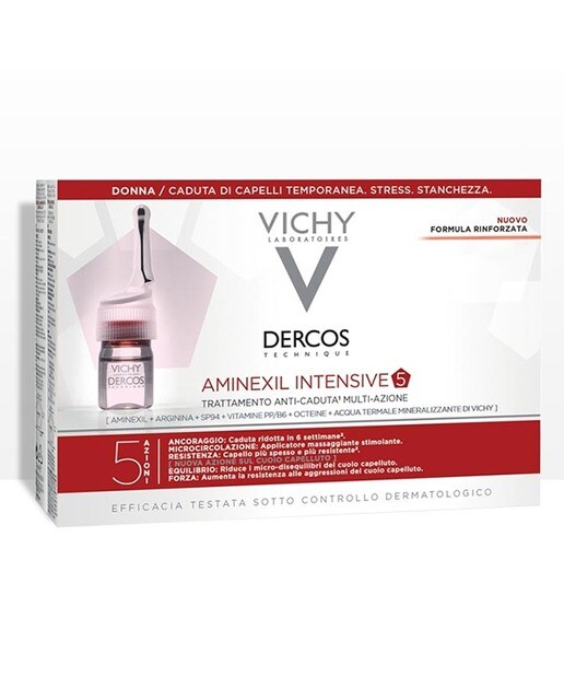 Ampolas Anti-queda Aminexil Clinical 5 Mulher 42 Ampolas Vichy Dercos 1
