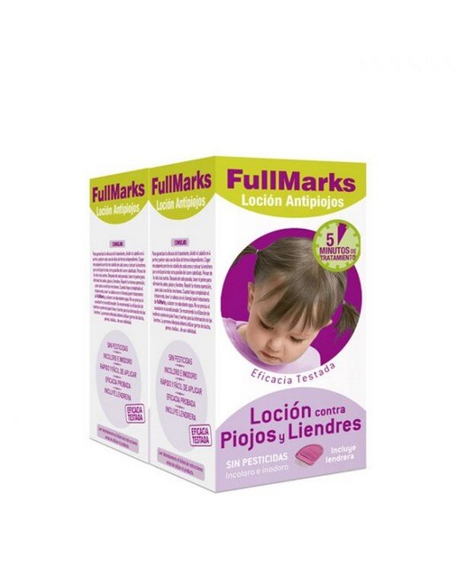 Imagem 0 de Loção Anti-Piolhos e Lêndeas 2x100ml FullMarks