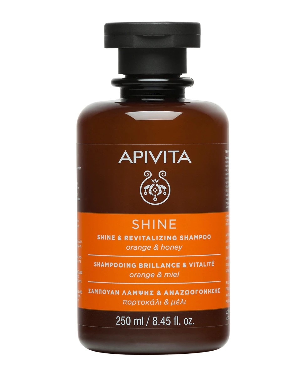 Imagem 0 de Champô Brilho e Vitalidade Laranja & Mel Apivita - 250 ml