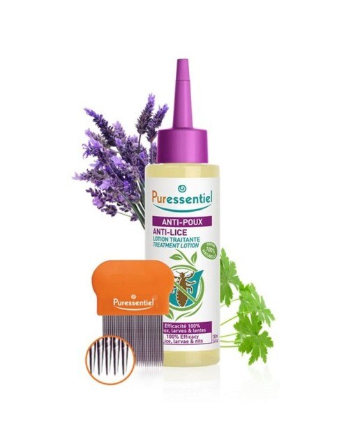 Loção de Tratamento Anti-Piolhos - 100 ml + Pente 1