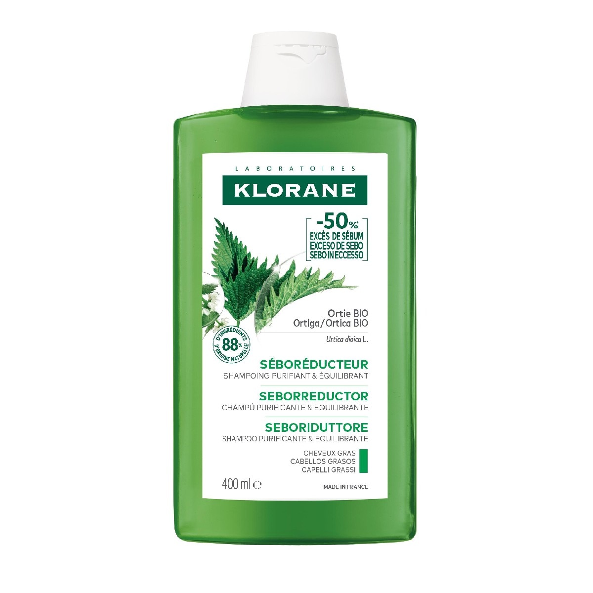 Imagem 0 de Capilar Champô Ortiga Branca Bio 400ml Klorane
