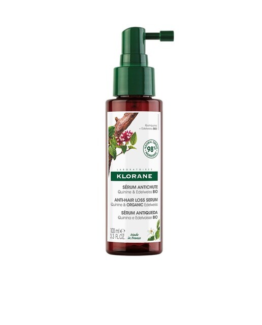 Sérum com Quinina & Edelvaisse Bio 100ml Klorane 1