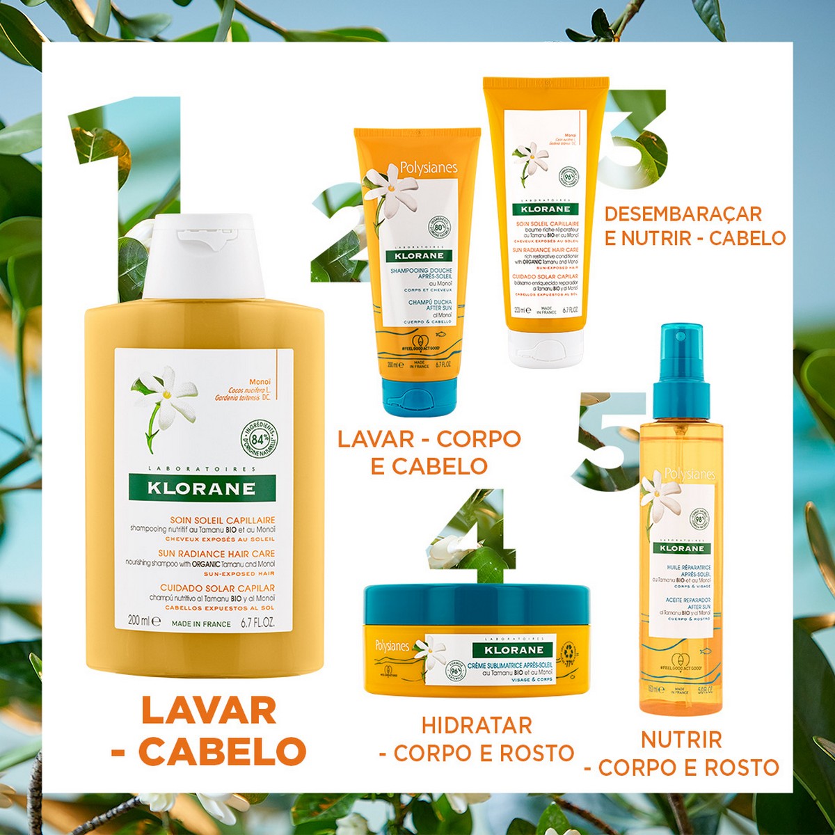 Champô Nutritivo com Tamanu BIO 200ml Klorane 7