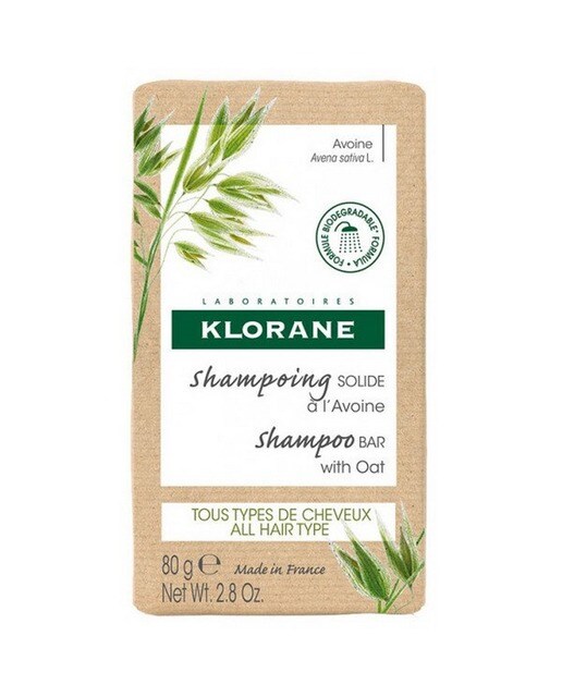 Champô Sólido Leite de Aveia 80g Klorane 1