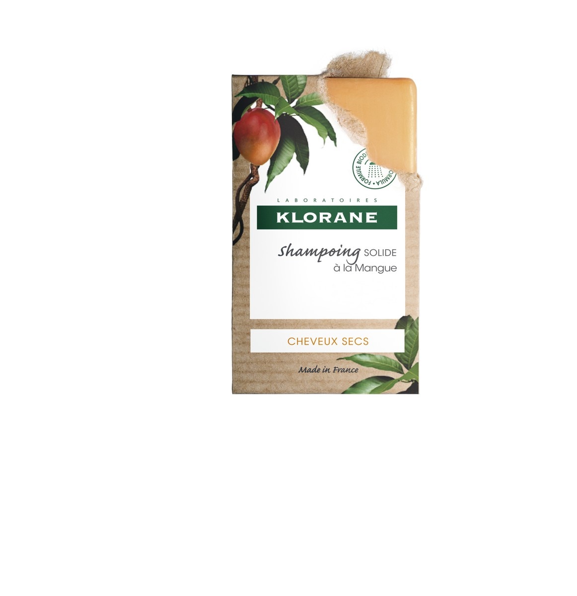 Champô sólido de Manga BIO 80g Klorane 1