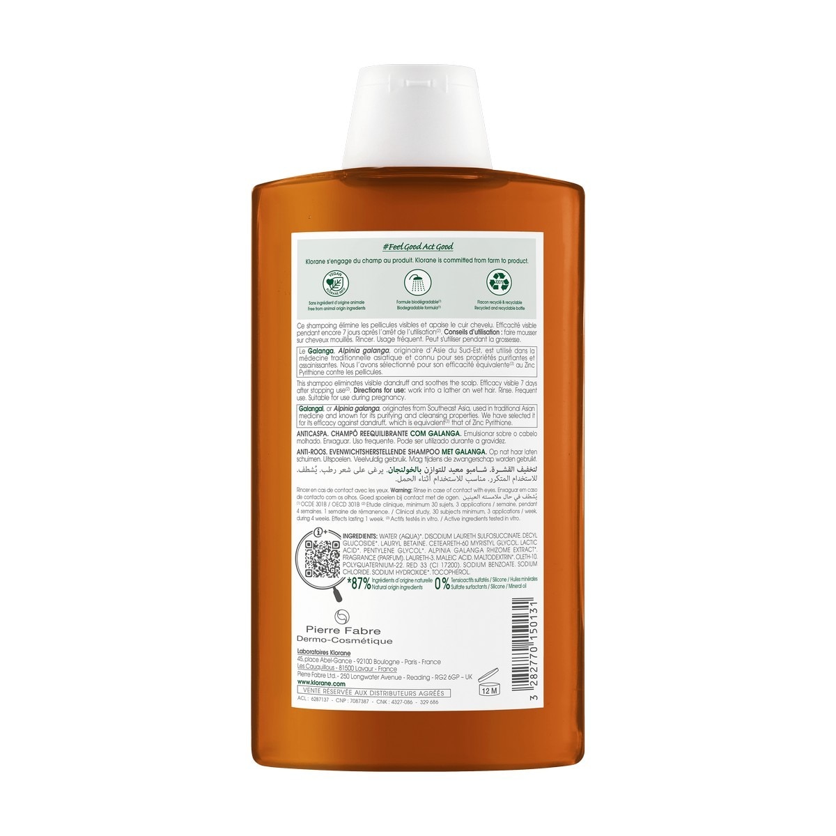 Champô Reequilibrante com Galanga - 400 ml 2