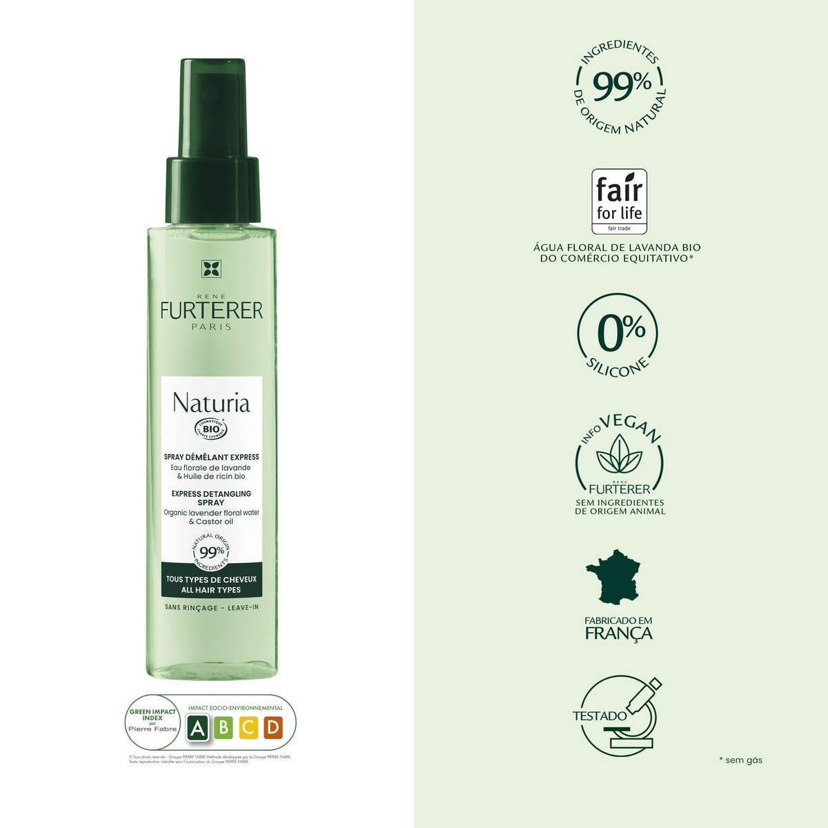 Spray Desembaraçante Express Naturia - 200 ml 3