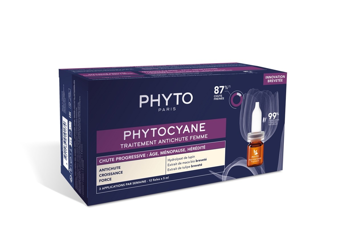 Imagem 0 de Tratamento Antiqueda Capilar Progressive Phytocyane - 12x5 ml