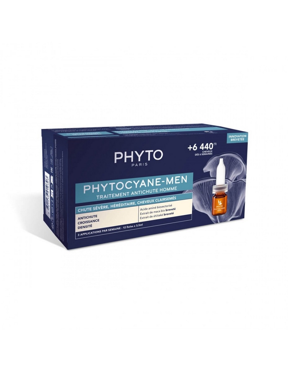 Imagem 0 de Tratamento Antiqueda Capilar Men Progressive Phytocyane - 12x5 ml