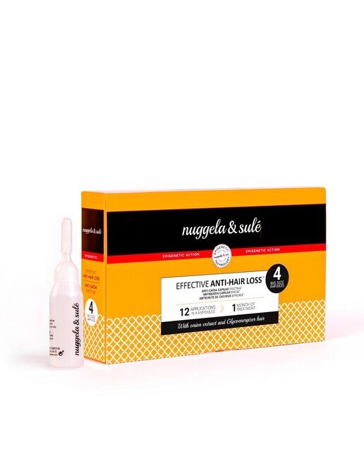 Ampolas de Cabelo Effective Anti Hair Loss com Extrato de Cebolla Roxa - 4x10 ml 1