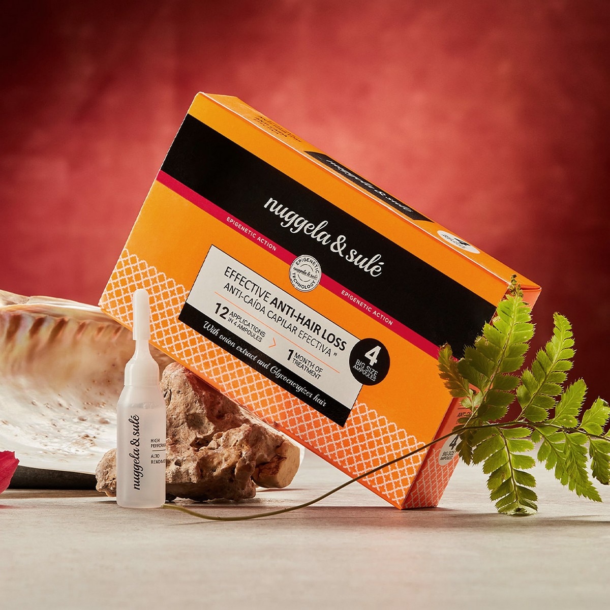 Ampolas de Cabelo Effective Anti Hair Loss com Extrato de Cebolla Roxa - 4x10 ml 2