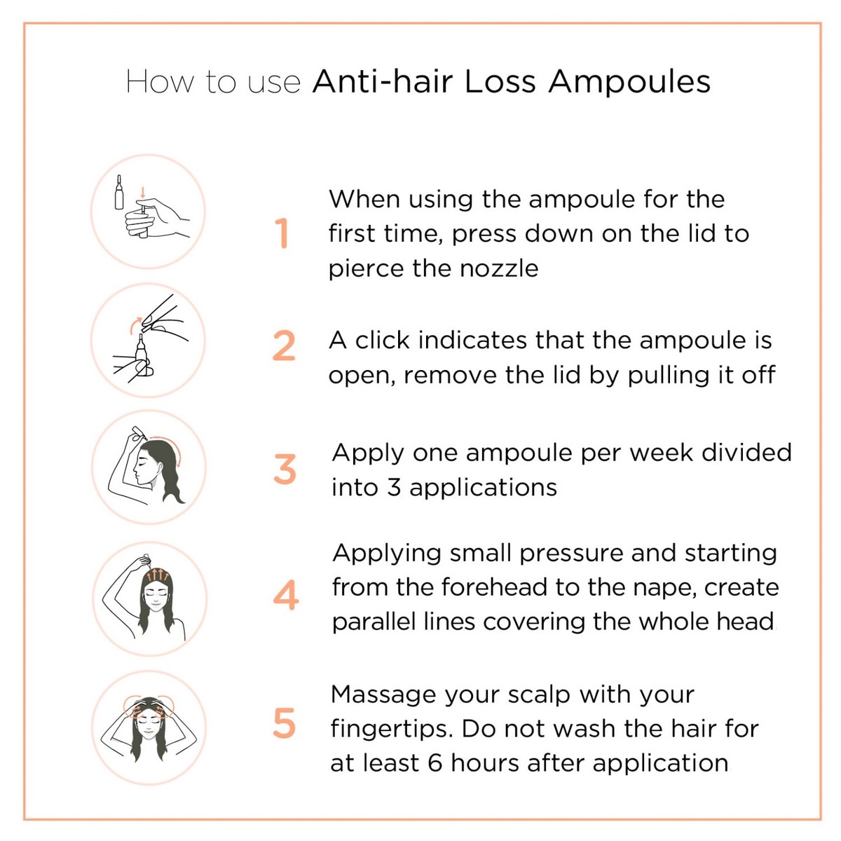 Ampolas de Cabelo Effective Anti Hair Loss com Extrato de Cebolla Roxa - 4x10 ml 3