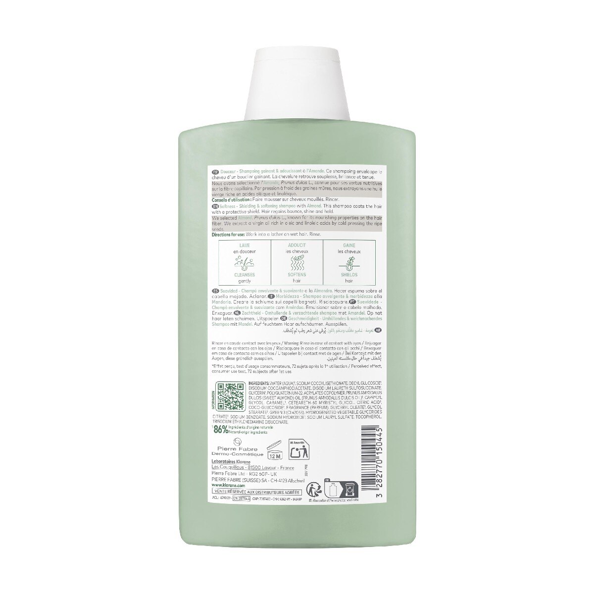 Champô com Leite de Amêndoa - 400  ml 2