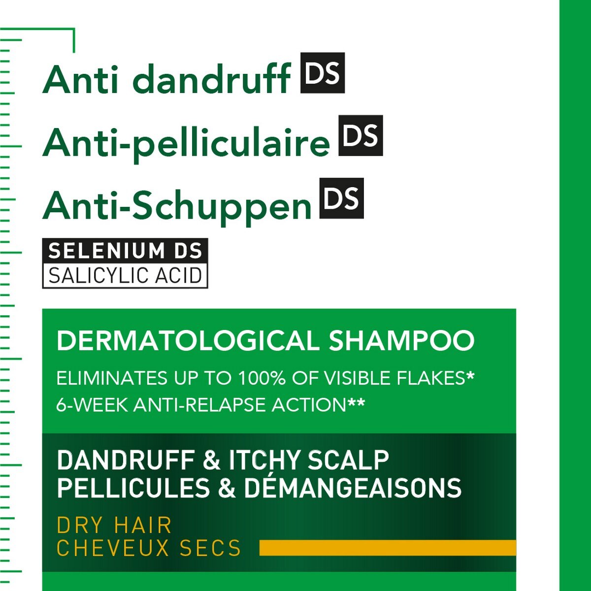 Recarga Ecorefill Champô Anticaspa DS Cabelo Seco Vichy Dercos - 500 ml 3