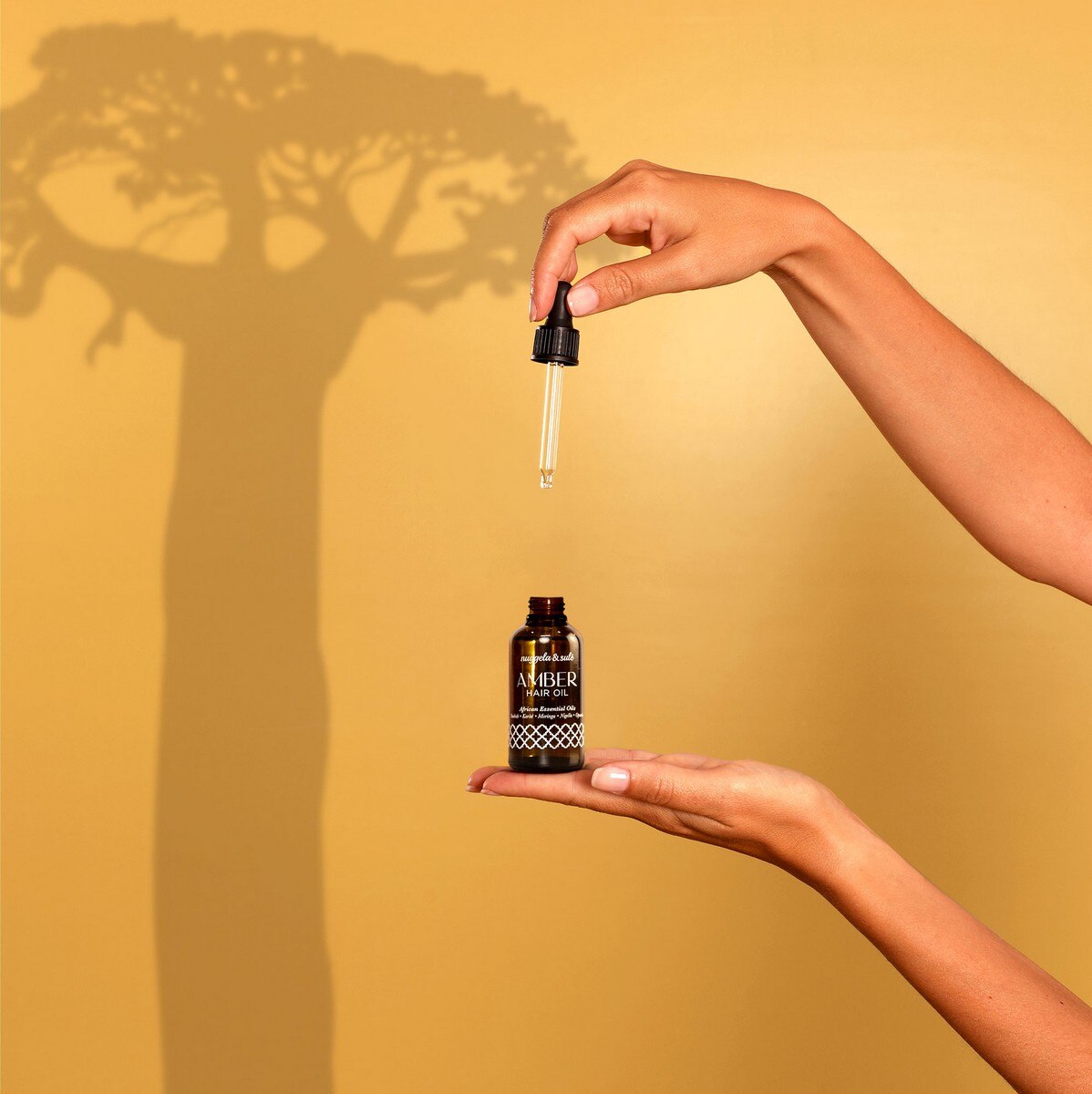 Amber Hair Oil - Uma seleção de óleos Milenares Africanos para o cuidado do cabelo - 30 ml 6