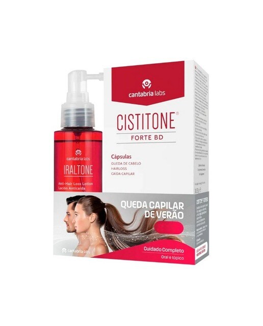 Kit Cistitone Forte BD 60 cápsulas + Iraltone Loção Antiqueda 100 ml 1