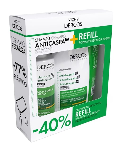 Imagem 0 de Coffret Pack Duplo Dercos com Refill