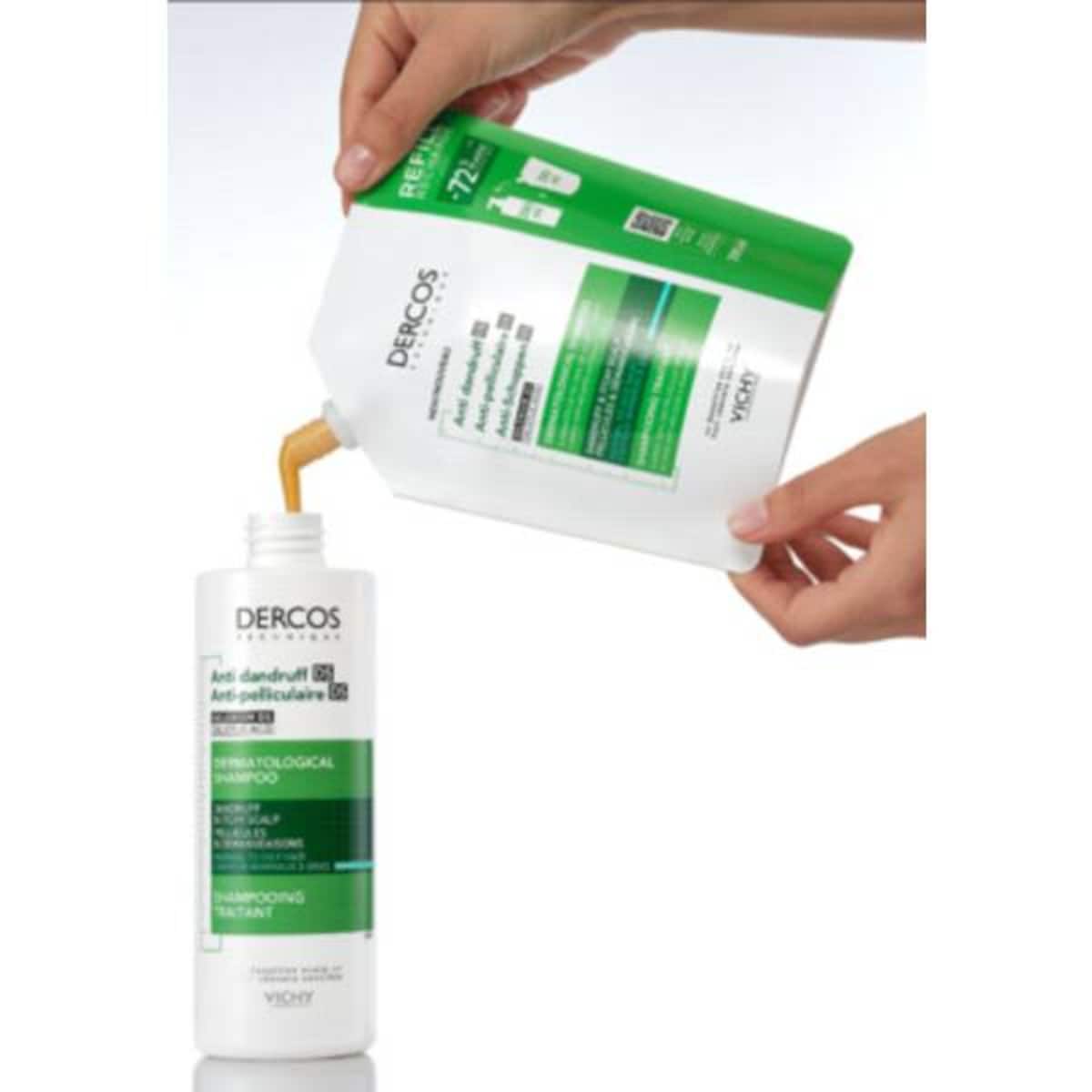 Refill Shampoo Anticaspa Dercos para Cabelos Normais e Oleosos 2