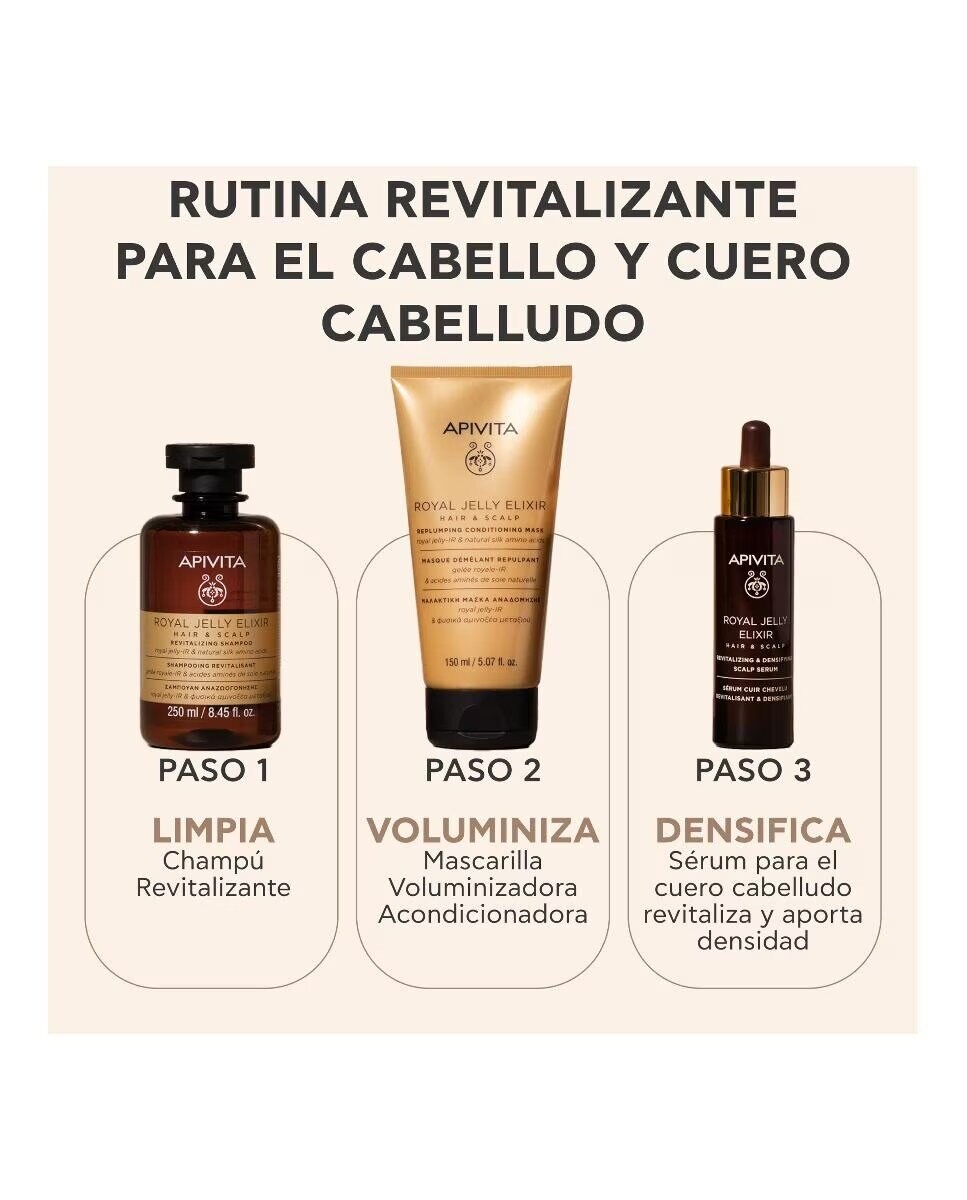 Máscara Condicionadora Volumizadora Royal Jelly Elixir 7