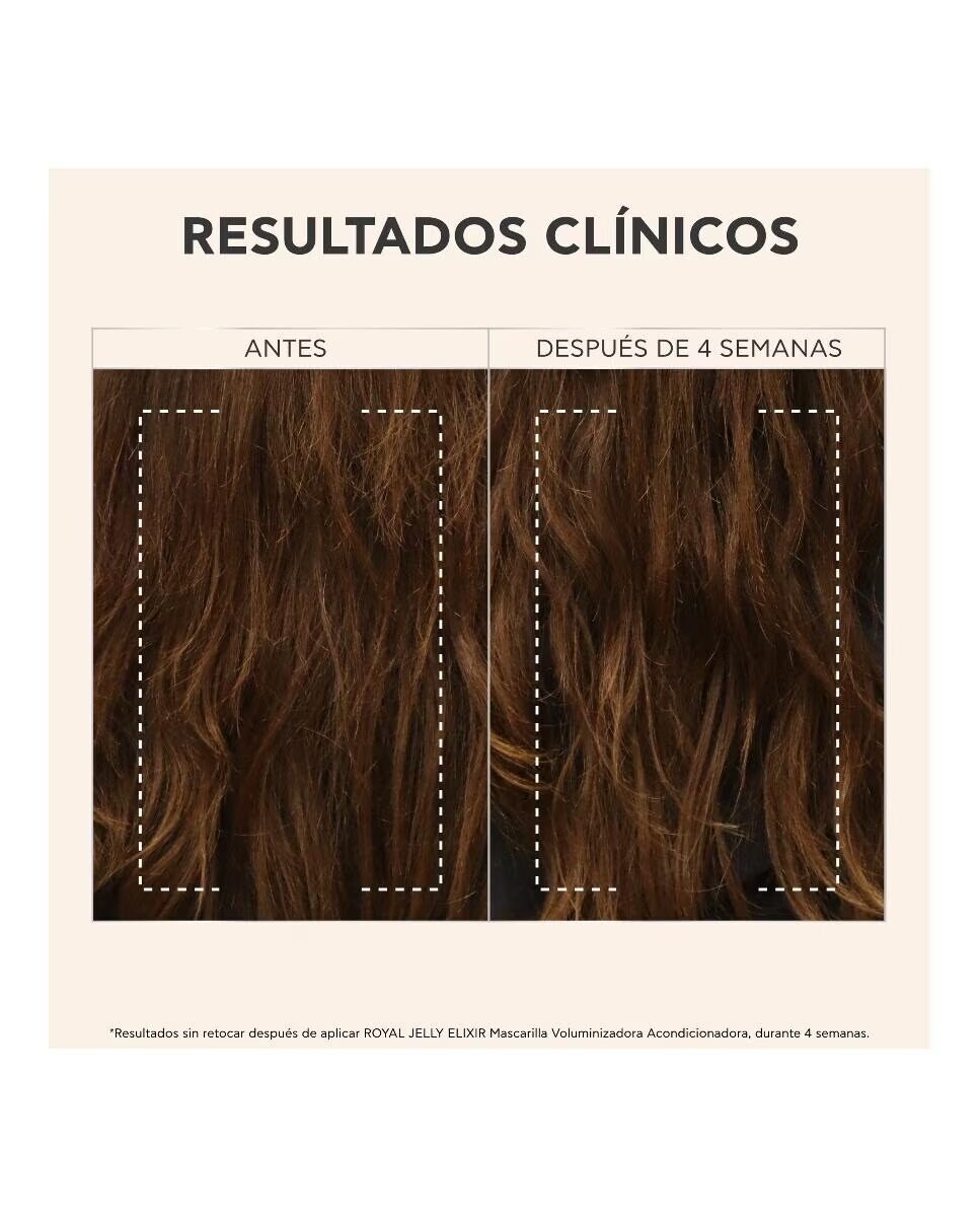 Máscara Condicionadora Volumizadora Royal Jelly Elixir 8