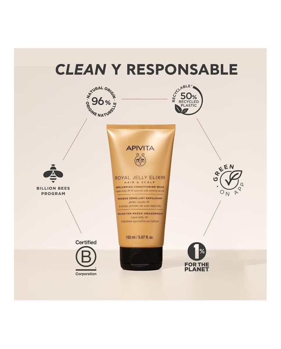 Máscara Condicionadora Volumizadora Royal Jelly Elixir 9