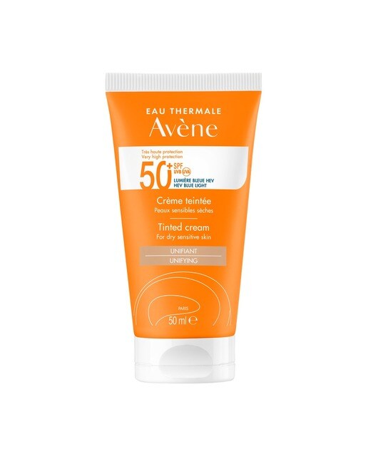 Protetor Solar Solares Creme 50+ com Cor 50 ML Avène 1
